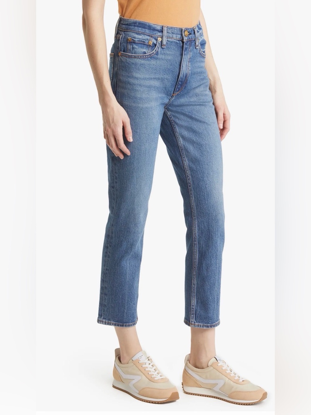 Rag & Bone Wren High Rise Slim Straight